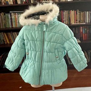 NWT little girls Sz 4 Weather Tamer Puffer